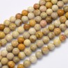 10 perles de 8 mm en jaspe Corail