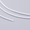 10 mètres de cordon en latex gainé élastique blanc 0.8 mm