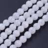 10 perles de 6 mm en pierre de lune grade AB