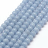 10 perles de 6 mm en Angélite