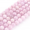 10 perles de 7.8 mm en Kunzite
