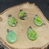 1 pendentif en Jade d'Australie 24.5 x 17 mm