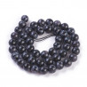 10 perles de 6 mm en Gabbro, perles mystique de Merlinite