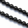 10 perles de 6 mm en Onyx