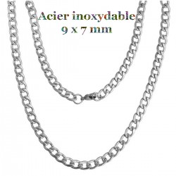 1 collier chaine mailles...