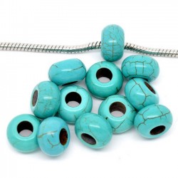 perles turquoise pour bracelet
