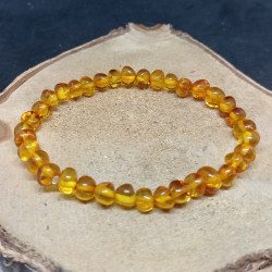 1 bracelet élastique en ambre de la mer baltique