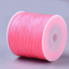 10 mètres de fil Nylon Shamballa 0.8 mm macrame rose chaud