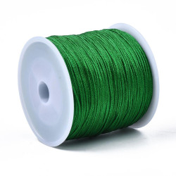 10 mètres de fil Nylon Shamballa 0.8 mm macrame vert 2