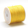 10 mètres de fil Nylon Shamballa 0.8 mm macrame jaune 2