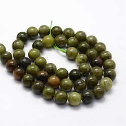 10 perles de 8 mm en jade de Taiwan
