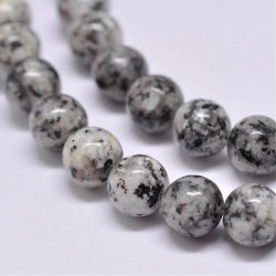 perles en jaspe sesame 8 mm