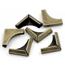 4 angles coins pour loisirs créatifs bronze