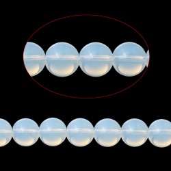 10 perles de verre 10 mm...